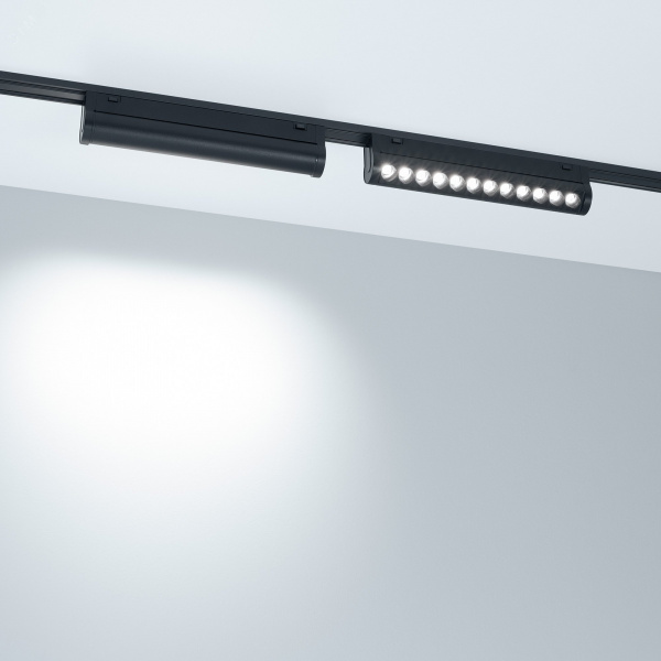 Светильник MAG-VIBE-LASER-TURN-L209-12W Day4000-MIX (BK, 24 deg, 48V, TUYA Zigbee) (IP20 Металл, 5 лет)