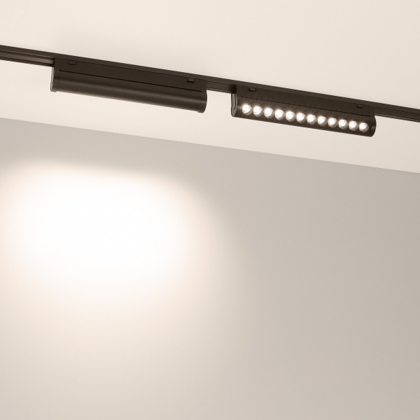 Светильник MAG-VIBE-LASER-TURN-L209-12W Day4000-MIX (BK, 24 deg, 48V, TUYA Zigbee) (IP20 Металл, 5 лет)