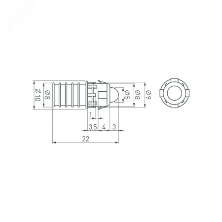 Панель DALI-223-1G-DIM-IN (BUS) (IARL, -)