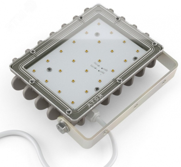 Светильник светодиодный ДО-25Вт IP67 5000K 3550Лм взр 1ExsIIT6GbX 120° (КСС Д) ~220В Farlight