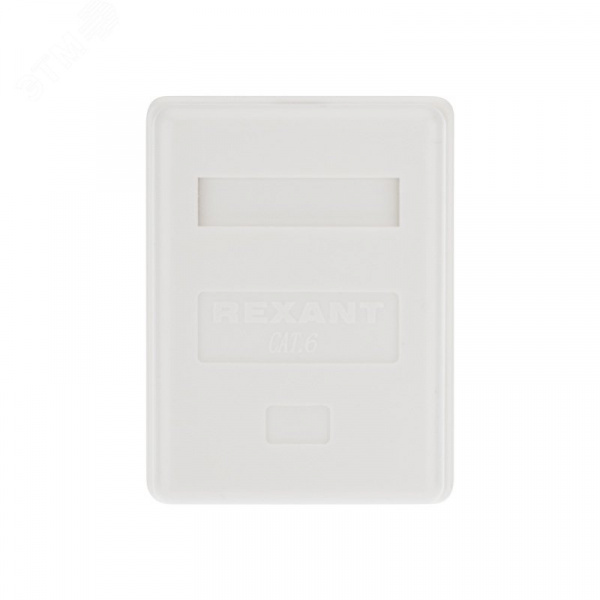 Розетка компьютерная внешняя 1-порт RJ-45 8P8C UTP неэкранированная. кат6,