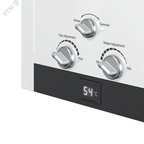 Водонагреватель газовый Edisson HEAT H 20 DL 10 л/мин с электророзжигом, сжиж.газ