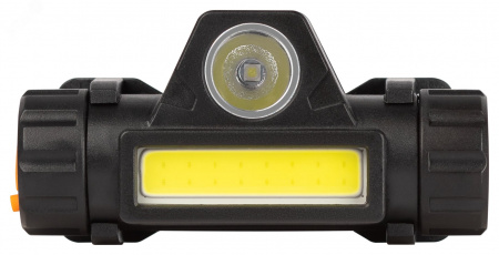 Фонарь налобный светодиодный Трофи GA-101 аккумуляторный 3 Вт COB + 3 Вт LED 2 режима магнит
