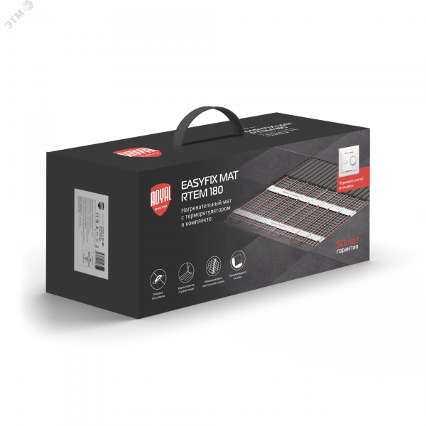 Мат нагревательный Royal Thermo EasyFix Mat RTEM 2-180-1 (комплект с терморегулятором)