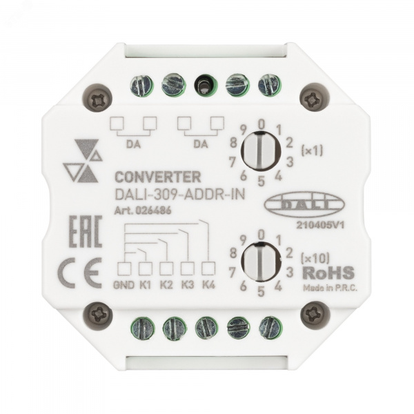 Конвертер DALI-309-ADDR-IN DALI bus IARL