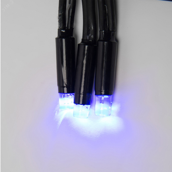 Гирлянда светодиодная с контроллером 10 м ULD-S1000-120/DBA BLUE IP67 120 светодиодов синий свет черный провод