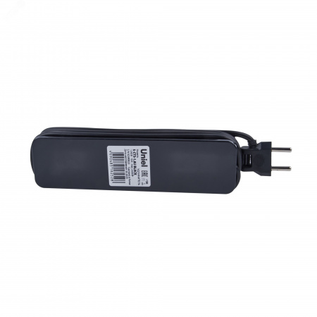 Удлинитель серии Travel шнур 1,8м 3 гнездa 10A без зазамления 4USB 3,1A черный ТМ S-CT3-1,8U BLACK
