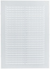 Вентиляционная решетка, пластиковая, 170x240 мм, с сеткой