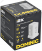 DOMINIC Удлинитель У08K 8 мест 2P+PE 1,5м 3х1,0мм2 16А/250В USB A+C 20Вт белый IEK