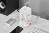DOMINIC Удлинитель У08K 8 мест 2P+PE 1,5м 3х1,0мм2 16А/250В USB A+C 20Вт белый IEK