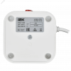 DOMINIC Удлинитель У08K 8 мест 2P+PE 1,5м 3х1,0мм2 16А/250В USB A+C 20Вт белый IEK