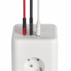 DOMINIC Удлинитель У08K 8 мест 2P+PE 1,5м 3х1,0мм2 16А/250В USB A+C 20Вт белый IEK