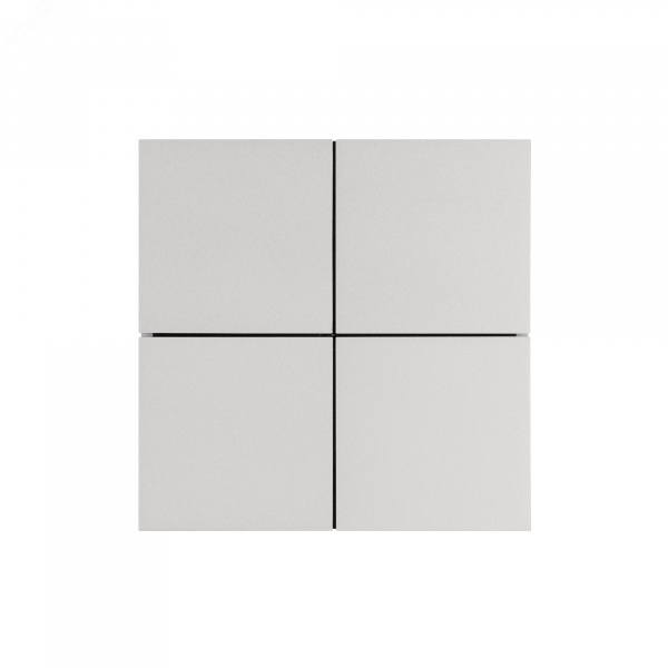 INTELLIGENT ARLIGHT Кнопочная панель KNX-304-23-IN Silver (BUS, Frameless) (IARL, IP20 Металл, 2 года)