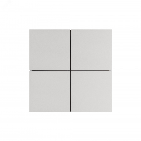 INTELLIGENT ARLIGHT Кнопочная панель KNX-304-23-IN Silver (BUS, Frameless) (IARL, IP20 Металл, 2 года)