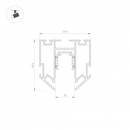 INTELLIGENT ARLIGHT Кнопочная панель KNX-304-23-IN Silver (BUS, Frameless) (IARL, IP20 Металл, 2 года)