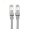 Патч-корд S/FTP CAT 6A (10G), RJ45-RJ45, 28AWG, LSZH, серый, 5м,