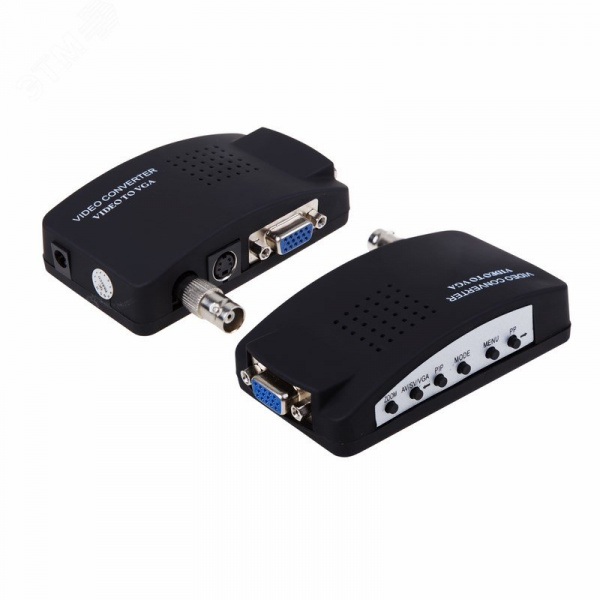 Конвертер BNC\RCA + S-video на VGA (в комплекте переходник гн. BNC – шт. RCA),,