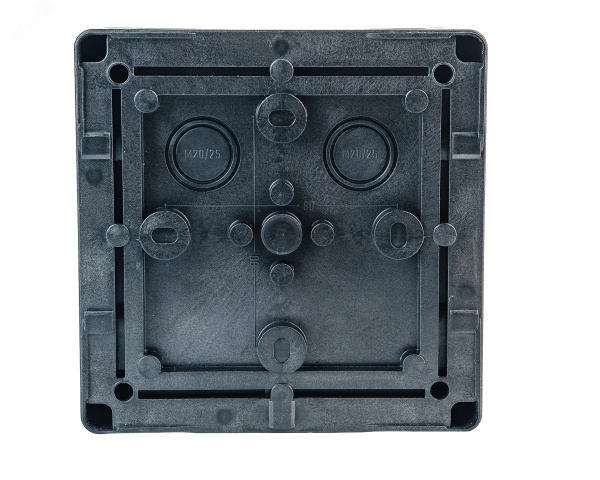Коробка распределительная Extherm JB-100-BL       140*140*76 мм IP 66, черная, в комплекте с        клеммным рядом 10х10 кв.мм., 76А