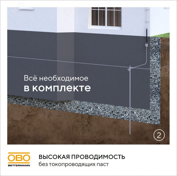 Комплект заземления 6 м