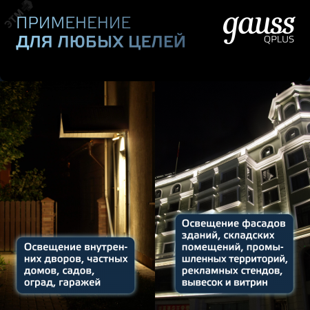 Прожектор светодиодный ДО 30 Вт 3150 Лм 6500К AC 220В IP65 128х28х160мм матированное закаленное стекло Qplus