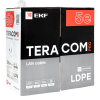 Витая пара TERACOM PRO 5E U/UTP 4 пары solid OUT 24AWG LDPE черный 305м