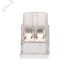 Клеммы монтажные PTC-2P 2273-242 450V 32A 0,14-4.0mm2 , 2 отверстия,  прозрачные, с пастой,  100 шт.