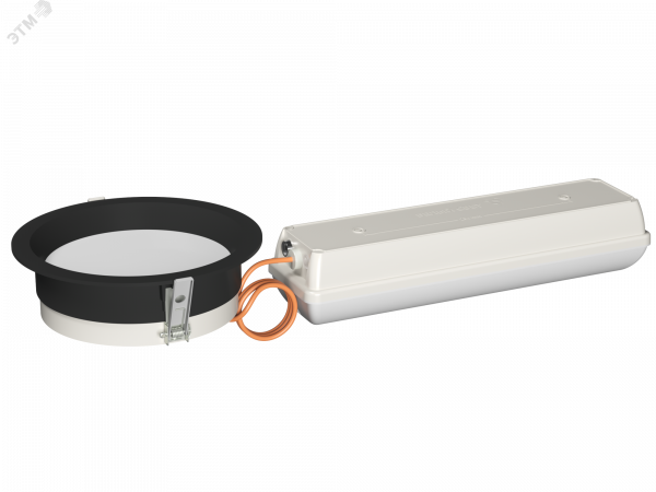 Аварийный светильник BS-DL-53-L2-STABILAR2 V02 Black 4000K