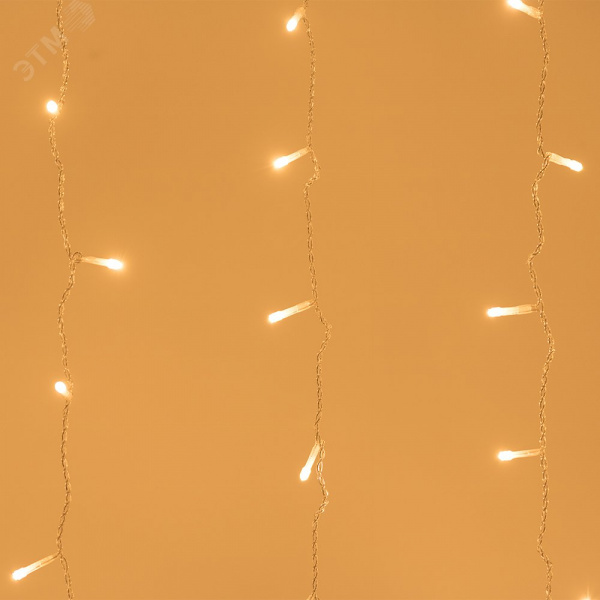 Гирлянда светодиодная декоративная ARD-CURTAIN-HOME-1500x1500-CLEAR-144 LED Warm 230V, 6W ARDCL, IP20
