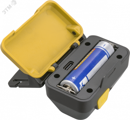Фонарь светодиодный NPT-H39-ACCU 1XPE LED, 3Вт + 1COB, 3Вт налобный аккумуляторный