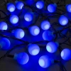 Электрогирлянда Жемчужные шарики 80LED 4 м синяя