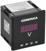 Вольтметр цифровой щитовой однофазный DO RS-485 96х96мм LED GENERICA