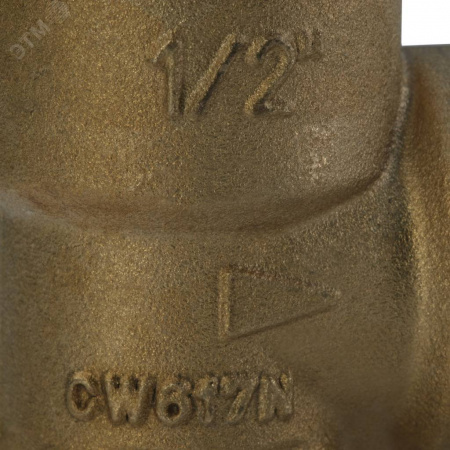 Клапан предохранительный 25x1/2' для систем отопления 2.5бар, Kvs=0.57м3/ч