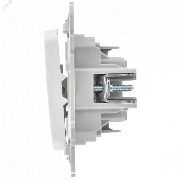 FLITE Выключатель 2-клавишный 10А ВС12-1-0-ФлБ белый IEK