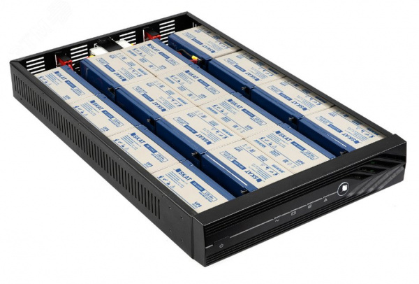 SKAT BC 192/9 RACK блок батарейный в корпусе 19   2U, 192В, емкость 9Ач, 16 АКБх9Ач