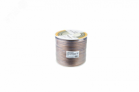Кабель акустический 2х6.00 кв.мм прозрачный BLUELINE 100 м