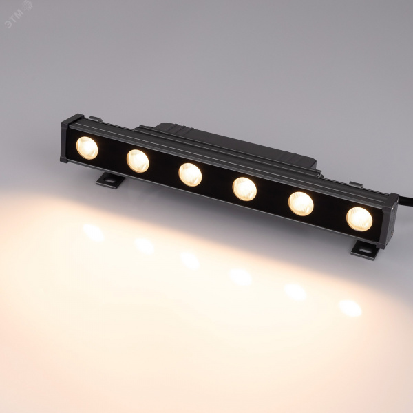 Прожектор линейный AR-LINE-300-6W Warm2700 (GR, 15x60 deg, 230 В) (IP65 Металл, 3 года)