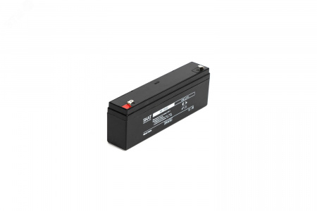 Аккумулятор SKAT SB 12022 свинцово-кислотный тип AGM 12V 2,2Ач Iзар.0,66 А, ножевые клеммы