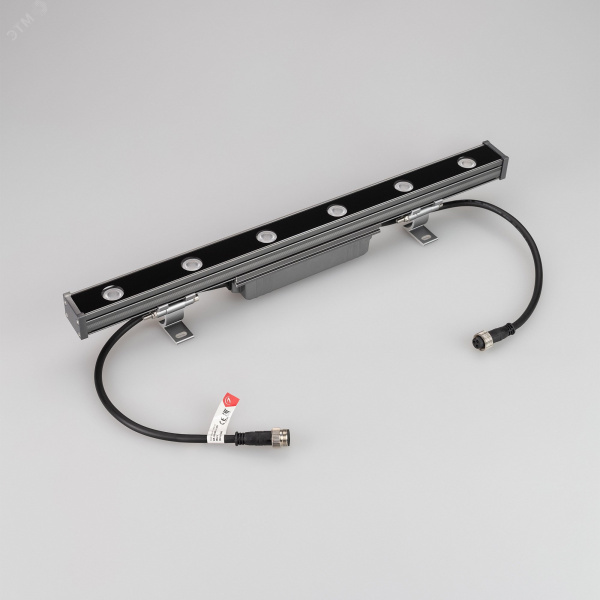 Прожектор линейный AR-LINE-500-6W Warm3000 (GR, 30 deg, 230 В) (IP65 Металл, 3 года)