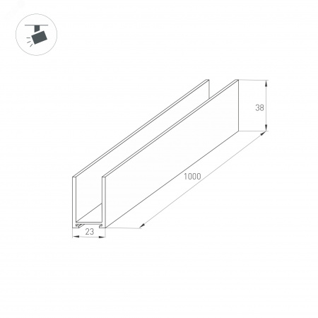 Усилитель SMART-RGB 12-24V, 3x10A ARL, IP20 металл, 5 лет