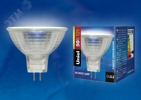 Лампа галогенная MR-16-50/GU5.3 Картонная коробка
