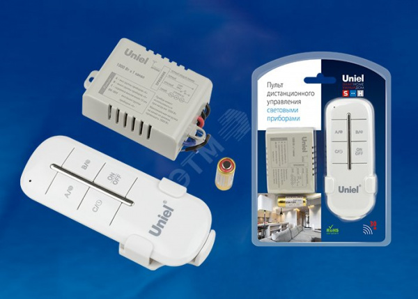 Пульт управления светом. UCH-P005-G1-1000W-30M. 1 канал х1000 Вт.