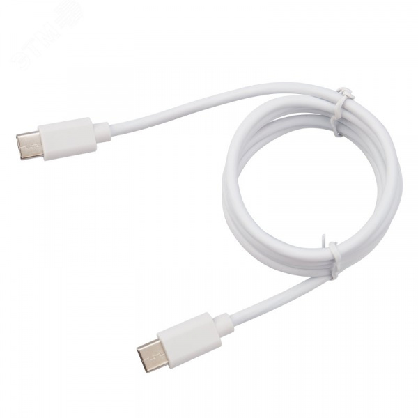 Кабель Type-C - Type-C 2A, 1m, PVC, white, 18-1833,