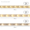 Дюралайт LED, постоянное свечение 2W - белый, 36 LED/м, 100 м,
