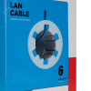 Витая пара U/UTP 4PR 23AWG CAT6 SOLID PVC IN синий 305 м
