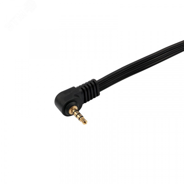 Аудио кабель 3.5 мм 4C - 3 RCA, 1.5 м, GOLD