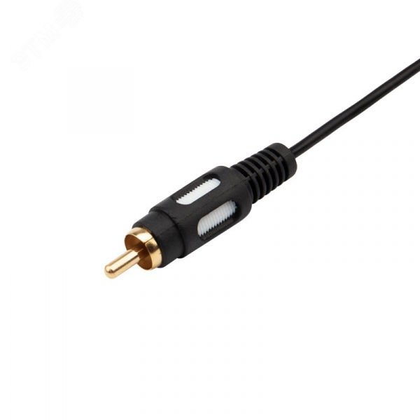 Аудио кабель 3.5 мм 4C - 3 RCA, 1.5 м, GOLD