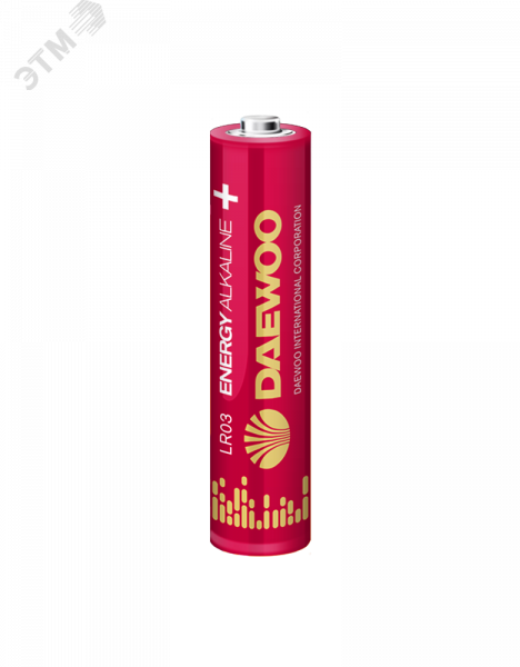 Элемент питания LR03 (AAА) DAEWOO Energy Alkaline,  упаковка 24 шт.