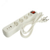 Удлинитель 4-местный с/з с выключателем 3x1 мм 2.2 м 250 В 16 А 1 USB+2 C 2.4 A белый HM071-41-02