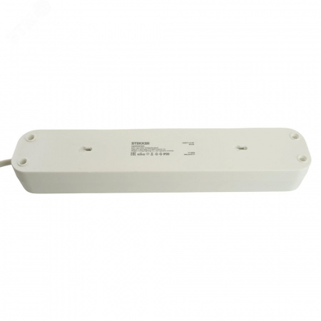 Удлинитель 4-местный с/з с выключателем 3x1 мм 2.2 м 250 В 16 А 1 USB+2 C 2.4 A белый HM071-41-02