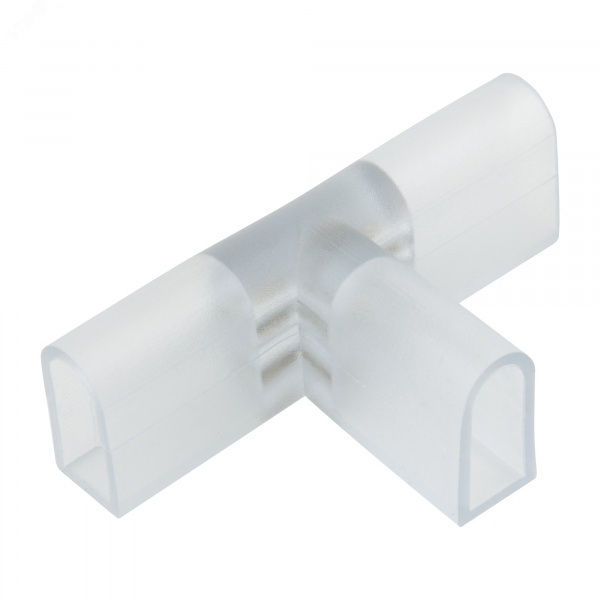 Соединитель контактный Т-образный UTC-K-32/N21 CLEAR 010 POLYBAG для светодиодных лент ULS-N21 NEON 220В, 8x16мм 2 контакта прозрачный цвет 10 штук в пакете